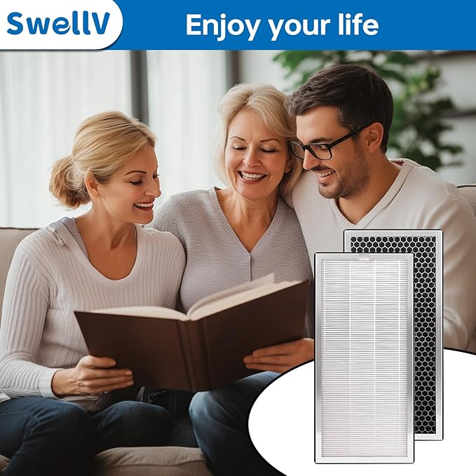 2-Pack 40 Replacement Filter for MA Filter Models 40, 3-in-1 Filters Contains Pre-Filter and High-Efficiency Activated Carbon Filter