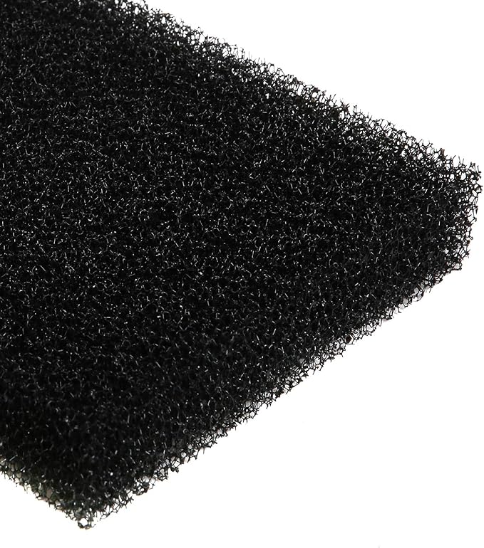 JIH Aquarium Coarse Foam Bio Sponge Filter Media Pad Foam Sponges Cut-to-Size,16"x10"x2"