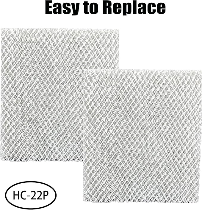 HC-22P HC22E1003/U Whole House Humidifier Filter Pad Replcement for Honeywell HE100, HE150 HE220 HE225 HE240 Humidifiers, Part # HC22P HC22P1001 HC22A1007 HE100A1000 (2 Pack)