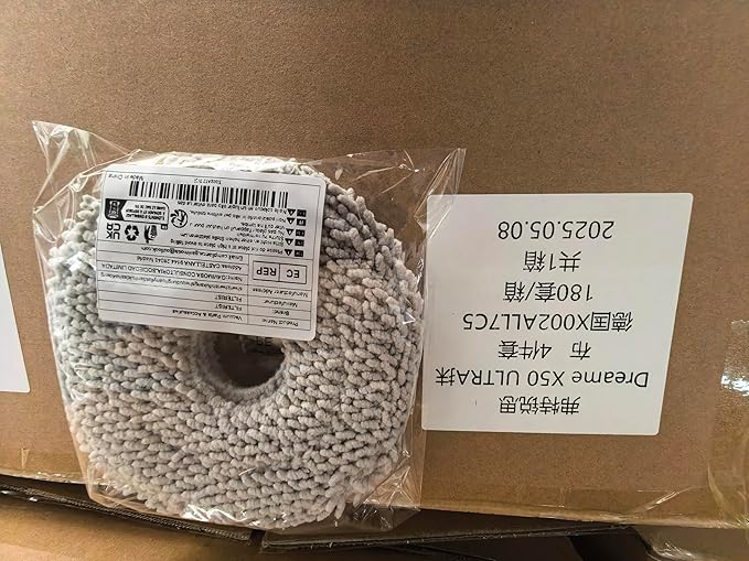 (4 Pack) L40 Ultra Replacement Mop Pads for Dreame X50 Ultra/ X40 Ultra/ X30 Ultra/ L10s Ultra/ L10s Pro Gen 2/ L10s Pro Ultra/ L10s Plus/ Mova P10 Pro Ultra Robot Vacuum, Replacement Mop Cloths