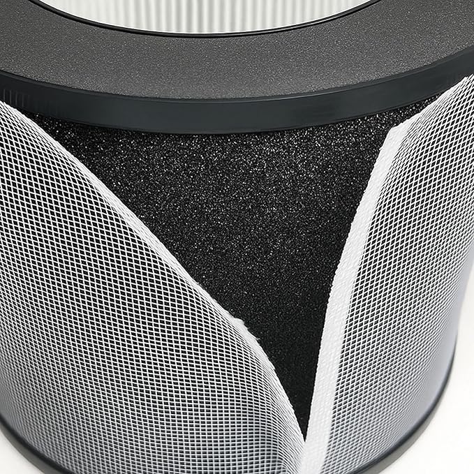 Nispira TT-AP006 Replacement Filter for TaoTronics Air Purifier 3-in-1 Removes Smoke Dust VOCs, 1 Pack