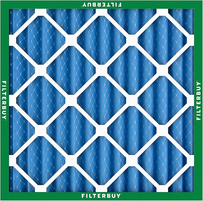Filterbuy 14x14x2 Air Filter MERV 13 (MPR 1900) Health Defense Replacement (4-Pack), Electrostatic Pleated HVAC AC Furnace Filters, Made in USA (Actual Size: 13.50 x 13.50 x 1.75)