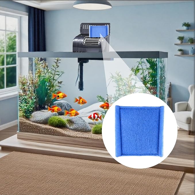 8 Pack Aquarium Filter Cartridges Replacement Filter Pad Compatible with Rite-Size C – Fits Marineland Penguin PRO 275/375 & Penguin 200/350 Power Filters