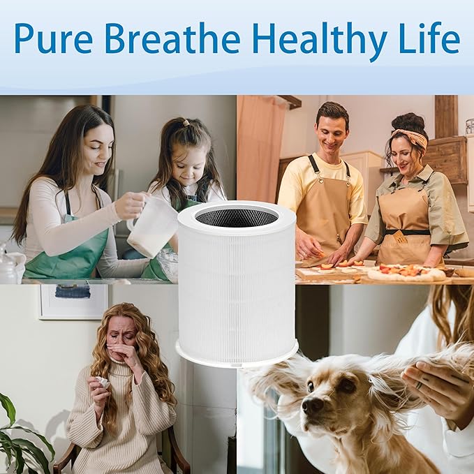 AP401 AP402 Filter Replacement, Compatible with Dayette AP401 AP402 and JOWSET AP402 AP403 Air Purifier, 4-Stage Filtration System, 2 Pack (AP401 AP402 Filter)