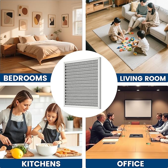 20x20x1 HVAC Furnace Air Filter, Lasts a Lifetime, Washable, the Last HVAC Filter You Will Ever Buy, Healthier Home or Office, Merv 8