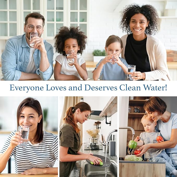 CFS – 1 Pack Carbon Block Water Filter Cartridges Compatible with USF-104, USS-120 Models – Remove Bad Taste & Odor – Whole House Replacement Filter Cartridge – 0.5 Micron