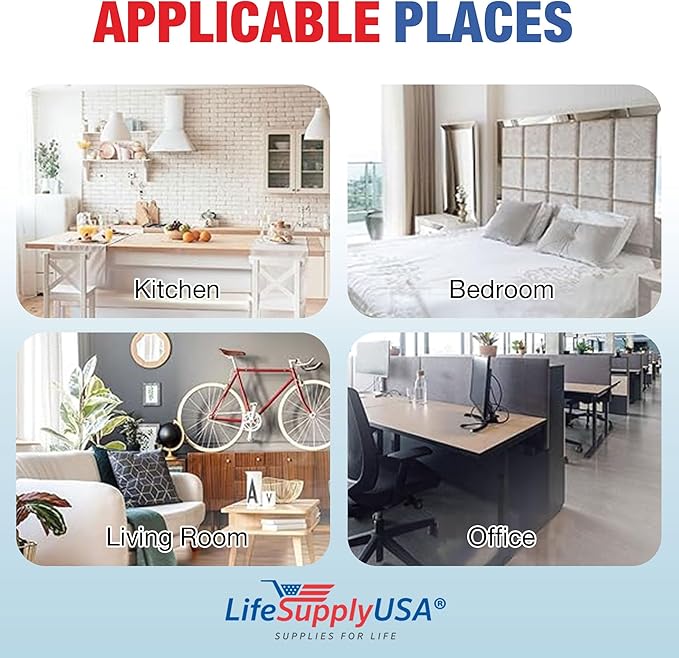 True HEPA Filter 2-Pack Replacement Compatible With Lunino E-200 Air Purifier by LifeSupplyUSA