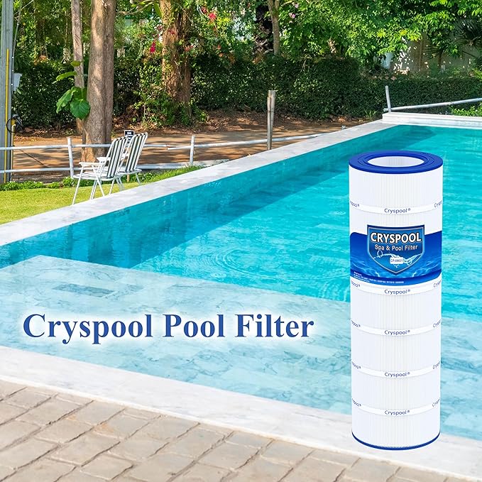 Cryspool® 09031 Compatible with Clean & Clear CCRP150, CC150, R173216, Posi-Clear PXCRP 150, PAP150, 59054300, 160317, 160355, 160352, C-9415, 150 Sq. Ft Pool Filter Cartridge, 1 Pack