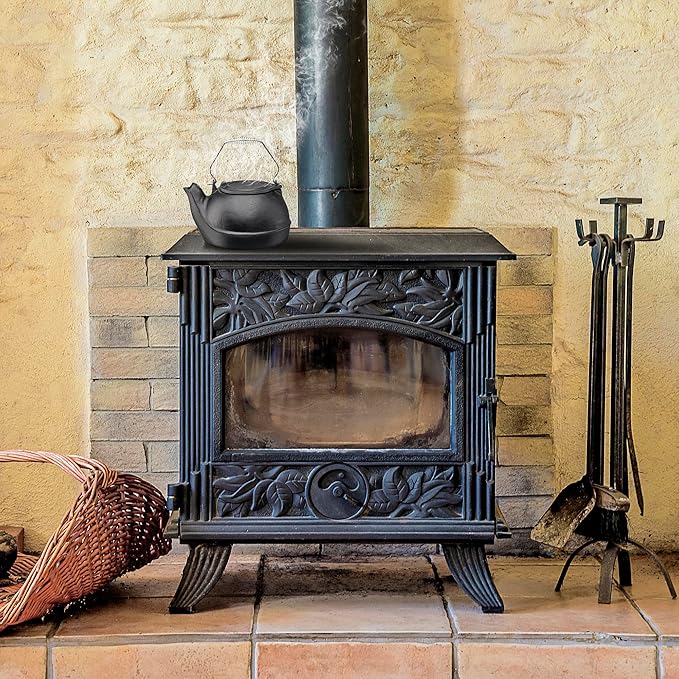 UniFlame 5-Quart Cast Iron Humidifier, Chrome Handle (C-1242)