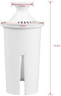 Replacement Water Filter for Pitchers and Dispensers, 6-Pack, Compatible with Brita® Classic 35557, OB03, Mavea® 107007, BPA-Free.