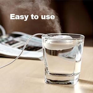 Floating Water Humidifier, Mini Solar Panel Humidifying Device Portable Atomizing Humidifier USB Charging Air Humidifierhigh Small Cool Mist Humidifying for Home and Outdoor