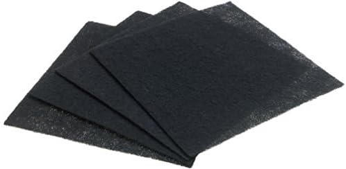 CFS – Pack of 4, Activated Carbon Pad Compatible with AQS 15 Models – Fresh & Filtered Air for Indoor, and Home – Carbon Air Filter Sheet – Black