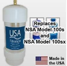 5-Stage Under Sink Counter Water Filter System (25,000 Gallon Rated) - NSA 100S and 100X Replacement Made in USA by USA Filtration