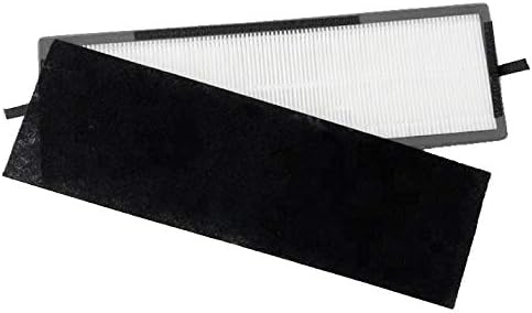 Nispira NEA-F1 NEA-C1 True HEPA Filter Activated Carbon Filter Replacement For Eureka NEA120 Toshiba Smart WiFi Danby DAP143AW-UV DAP143BAB-UV Air Purifier. 1 Set