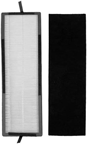 Nispira NEA-F1 NEA-C1 True HEPA Filter Activated Carbon Filter Replacement For Eureka NEA120 Toshiba Smart WiFi Danby DAP143AW-UV DAP143BAB-UV Air Purifier. 1 Set