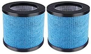 KEEPOW TPAP002 Hepa Filter Replacement Compatible with TOPPIN TPAP002 HEPA Air Purifier Comfy Air C1, Part # TPFF002 (2 Pack)