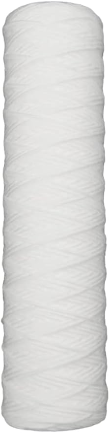 IPW Industries Inc. | 5-Pack 5-Micron String Wound Sediment Filter - Whole House Water Filter Cartridge Replacements for Campbell 1SS (9-34" x 2.5")