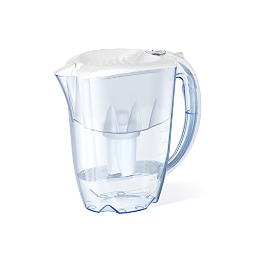 AQUAPHOR Water Filter Pitcher Ideal 7 Cup with 1 x B15 Filter - White