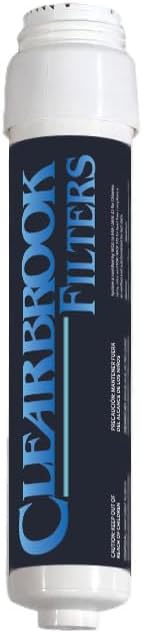 Clearbrook SF-12-F 12-Inch Fluoride Filter Replacement Cartridge, Quick Connect System, Under Sink Installation, Easy to Replace, Durable Design, Ideal for Home Use
