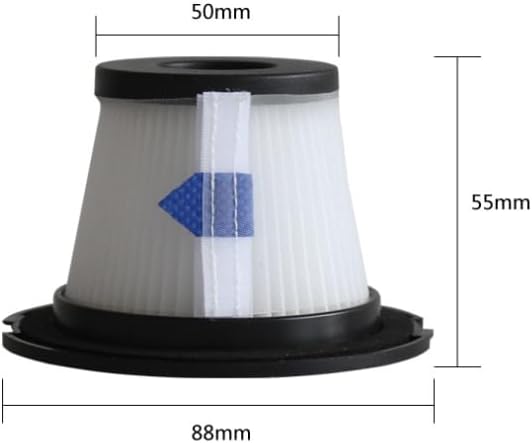 Vacuum Replacement Filter, 4pcs Vacuum Cleaner Replacement Filters Washable Vacuum Filter Detachable Filter Accessory for MooSoo K17 INSE N6S