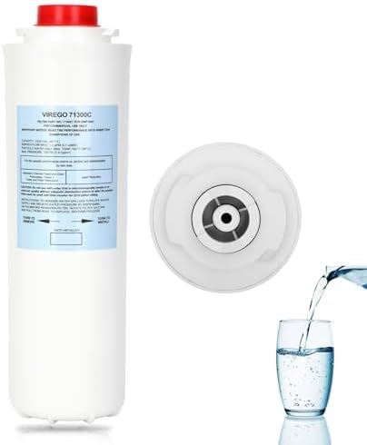 71300C Filter, Replacement for Elkay 71300C, PFOA/PFOS (PFAS) + Lead + Microplastics NSF Certified, for Enhanced EZH2O Bottle Fillers, Replacement for 51300C, High Capacity 2250 Gallon (No Chip)