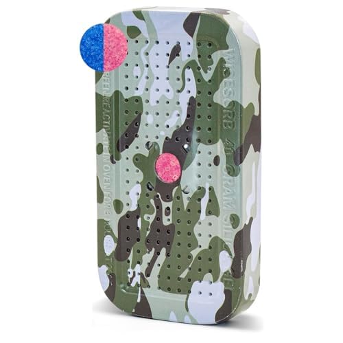 1 Pack Gun Safe Dehumidifier 40 Gram Reusable Indicating Silica Gel Desiccant Canister- Camouflage Rechargeable Humidity Moisture Absorbs for Car Closet Cabinet Storage Box