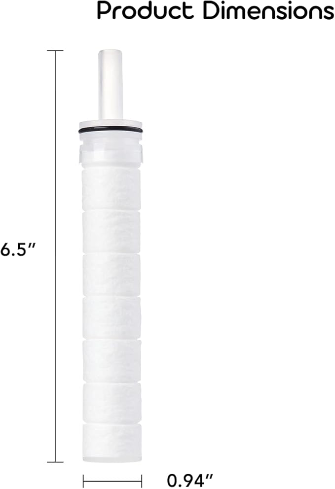 Barumi Sediment Filters for Livo Kids Handheld Showerhead | 3-Pack | Good for Skin & Hairs | Removes Rust and Fine Particles from Tap Water, Easy Installation (Only for Livo Kids Showerheads)