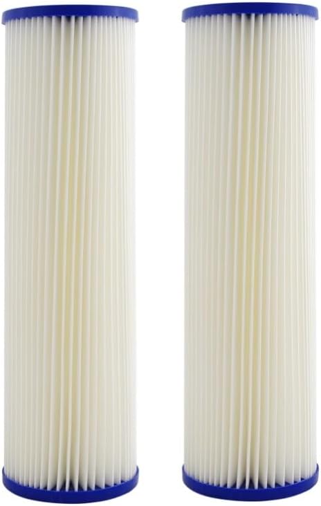 IPW Industries Inc. Replacement 0.35 Sub-micron Post-Filter for Whole House Water Filter Systems - Pack of 2