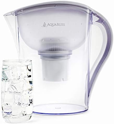 AquaBliss Replacement Water Filter Cartridges – XL 2 Times Longer Lasting, Purifying Water Filters Deliver Clean Tasting Drinking Water Free from Harmful Disinfectants & Sediment. 3-Pack (AB-FWPC)