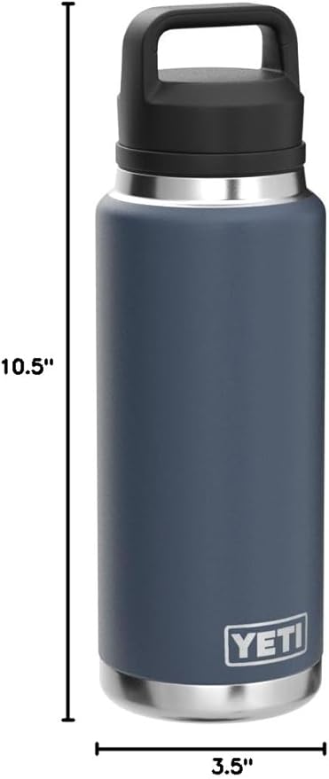 YETI Rambler 26 oz Bottle, Vacuum Insulated, Leakproof, Stainless Steel with Chug Cap