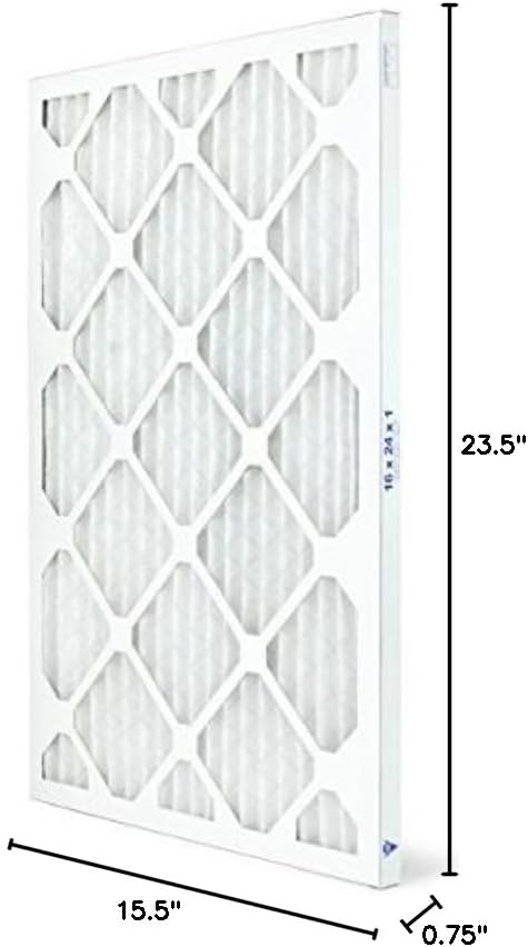 AIRX WICKED CLEAN AIR. 16x24x1 Air Filter MERV 13 Pleated HVAC AC Furnace Air Filter, Health 6-Pack, Made in the USA