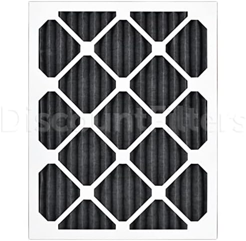 AIRX FILTERS WICKED CLEAN AIR. ODOR 16x20x1 MERV 8 Carbon Pleated Air Filter - Made in the USA - Box of 6