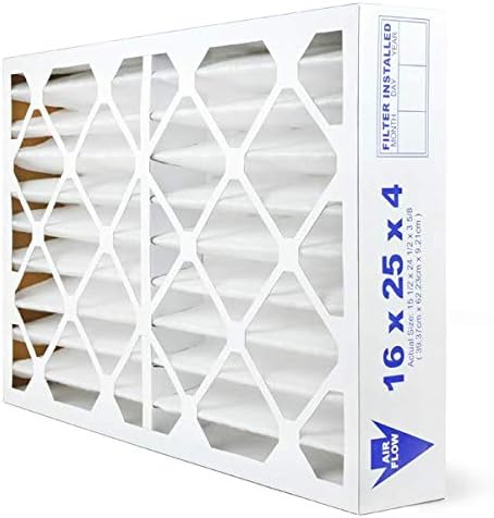 AIRX WICKED CLEAN AIR. 16x25x4 Air Filter MERV 13 Pleated HVAC AC Furnace Air Filter, Health 6-Pack, Made in the USA