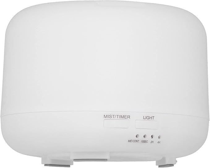 Essential Oil Diffuser Humidifier 300ml with 7 Color LED Lights, USB-Powered, Auto Shut-Off, 35dB Quiet, for Home Office Aromatherapy Air Moisturizing