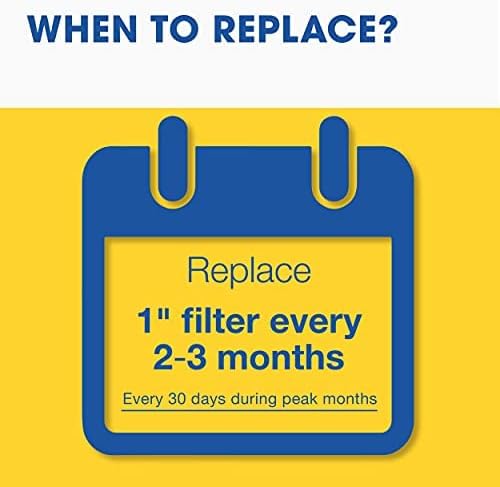 Aerostar 16x25x1 MERV 8 - 6 Count - High Efficiency Pleated HVAC, Furnace & Air Conditioner Filters - Removes Dust, Lint, Mold & Allergy-Causing Pollen