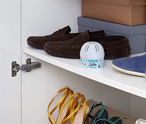 HUMYDRY® - Pack of 12 Mini Units - Dehumidifier and Air Freshener - 2.6 oz - Absorbs Moisture - Prevents Odors - Fresh Cotton Scent - For Spaces up to 100 sq. ft.