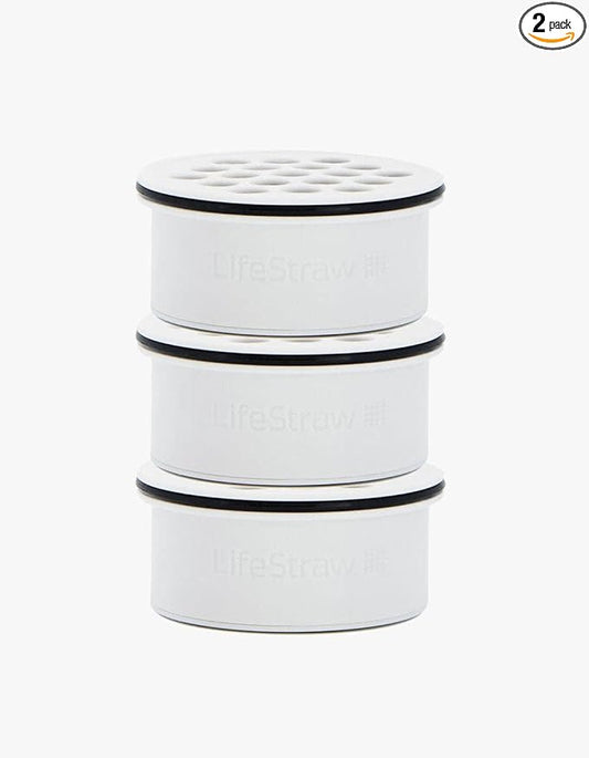 LifeStraw Home – Activated Carbon + Ion Exchange Replacement Filter for Protection Against tap Water contaminants Including microplastics, PFAS and 30+ contaminants