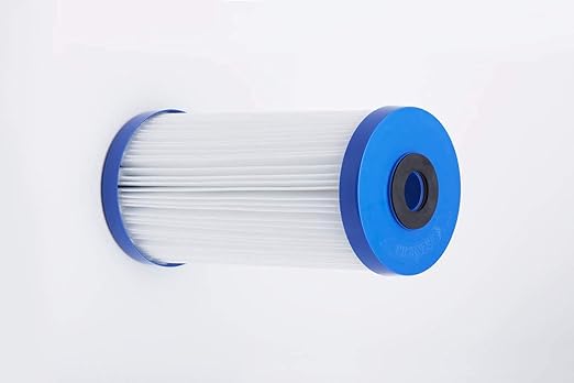 Pentair Pentek R50-BB Big Blue Sediment Water Filter, 10-Inch, Whole House Pleated Polyester Filter Cartridge, 10" x 4.5", 50 Micron, Pack of 8, White