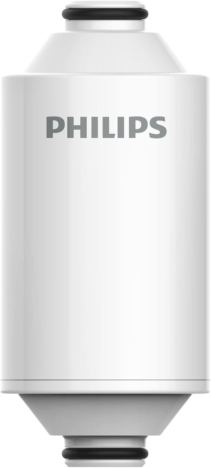 Philips Shower Filter cartridge, NSF certified KDF Material Double Mesh Filtration, Reducing Chlorine/Impurities/Rust Sediments (shower filter cartridge)
