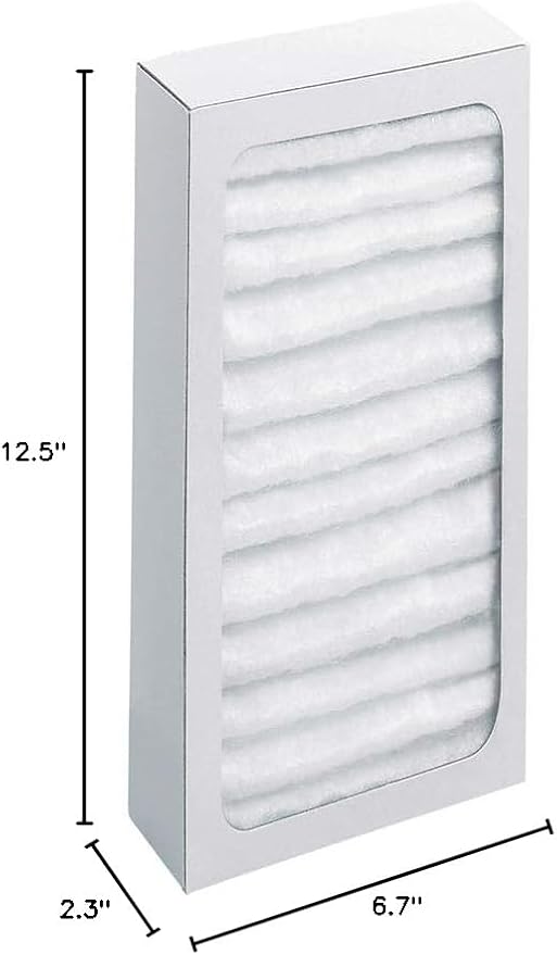 Filters Fast FF 30963 Compatible Replacement for Hunter 30963 Air Purifier Filter Carbon Prefilter Air Cleaner Filter 6.7x2.3x12.5 inch