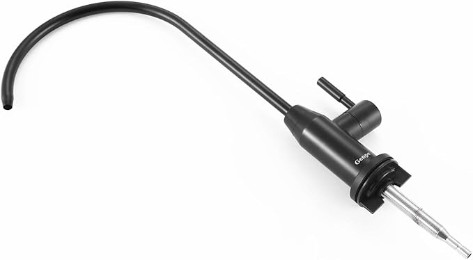 Reverse Osmosis Drinking Water Filter Tap Bar Sink Filtered Kitchen Faucet (Black)