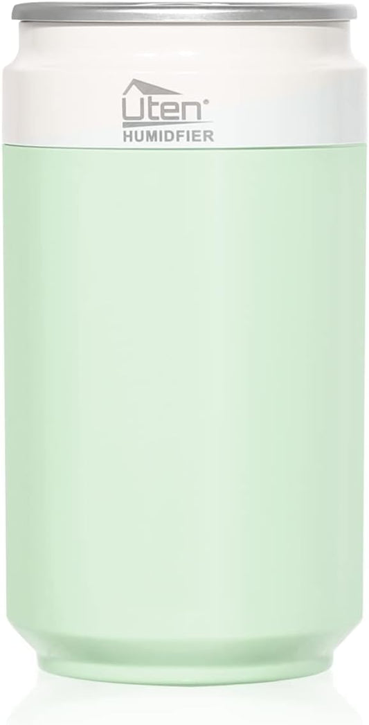 Humidifiers, Humidifier for Bedroom, Can Air Humidifier, Humidifiers for Home and Plants, USB Powered And Battery Powered Portable for Home Office Car Outdoor, 2 Mist Modes, Night Light, Auto-Off