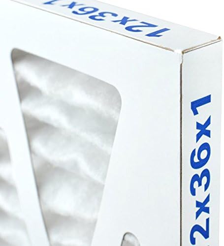 AIRX WICKED CLEAN AIR. Health 12x36x1 Air Filter MERV 13 AC Furnace Pleated Air Filter Replacement Comparable with Healthy Living MPR 1500 1550 1900 2200 2400, 6-Pack