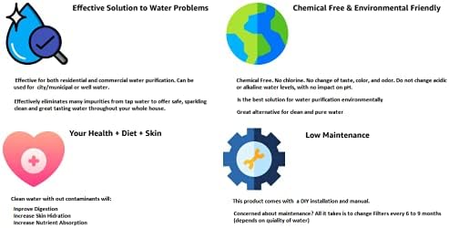 Bluonics Sediment Replacement Water Filters 8pcs (5 Micron) 4.5" x 10" Whole House Cartridges