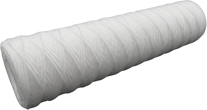 IPW Industries Inc. | 5-Pack 5-Micron String Wound Sediment Filter - Whole House Water Filter Cartridge Replacements for Campbell 1SS (9-34" x 2.5")