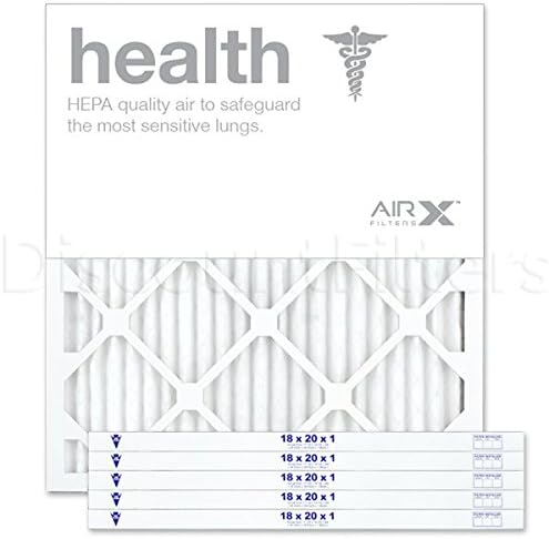 AIRX WICKED CLEAN AIR. 24x36x1 Air Filter MERV 13 Pleated HVAC AC Furnace Air Filter, Health 6-Pack, Made in the USA