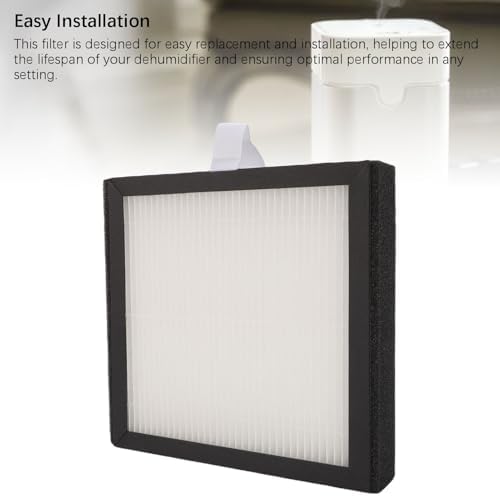 TOPINCN DH02 Dehumidifier Filter, Particulate Air Purifier Ensure Indoor Air Quality Improvement, Easy Installation and Replacement with Monthly Maintenance