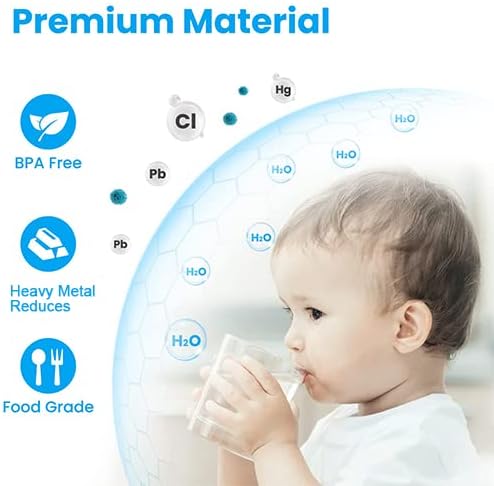 Brightify 10"x2.5" 5 Micron Carbon Water Filter, Whole House Carbon CTO Water Filter Cartridge Replacement Fits Culligan D-10A, P5-D, DuPont WFPFC8002, SCWH-5, GE FXWTC, Whirlpool WHCF-WHWC, 6 Pack