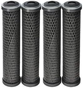 CFS – Carbon Block Water Filter Cartridges Compatible with SCWH-5 HF-150A, HF-160, HF-360A, and HF-365 Models – Removes Bad Taste – Under-Sink Water Filter Replacement Cartridge – 5 Micron (4 Pack)