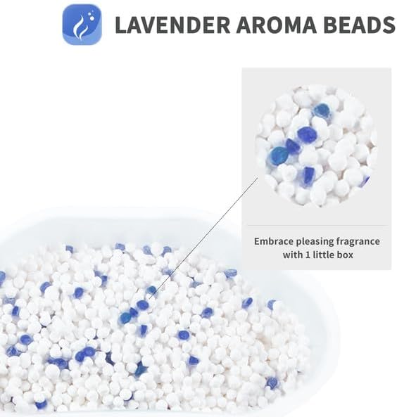 Vacplus Moisture Absorbers 6 Pack, 10.5 Oz Portable Humidity Absorber Boxes for Your Bathroom, Closet & Car, Dehumidifier with Fresh Linen Fragrance, Dutch Blue